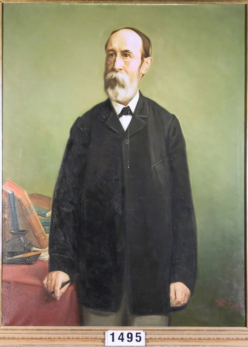 Dr. jur. Josef Bedeus von Scharberg, by Carl Dörschlag, 1882