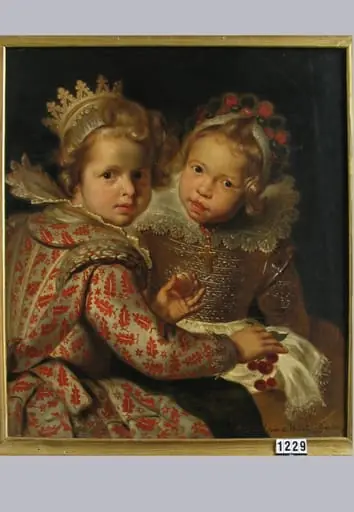 Magdalena și Jan-Baptist de Vos (în Reg. Inv.: Cele două fiice ale pictorului), by Carl Dörschlag
