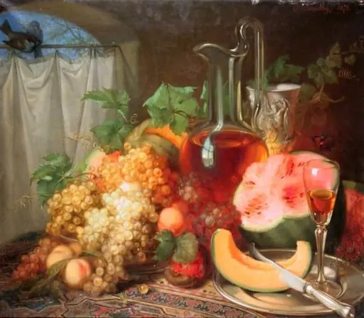 Natură moartă cu două păsări, by Carl Dörschlag