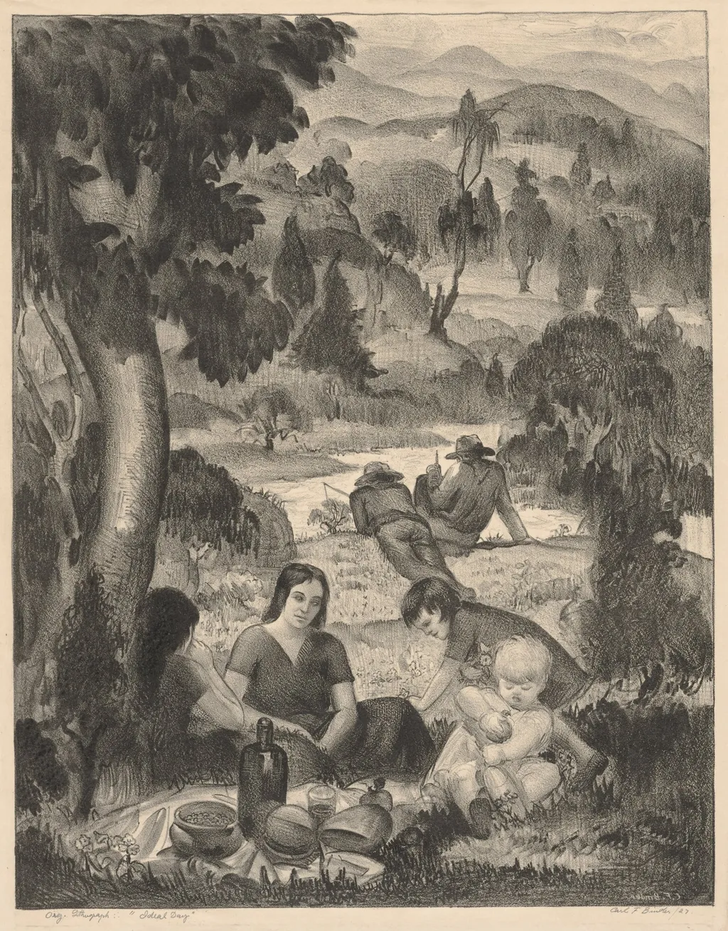Ideal Day, by Carl F. Binder, 1927