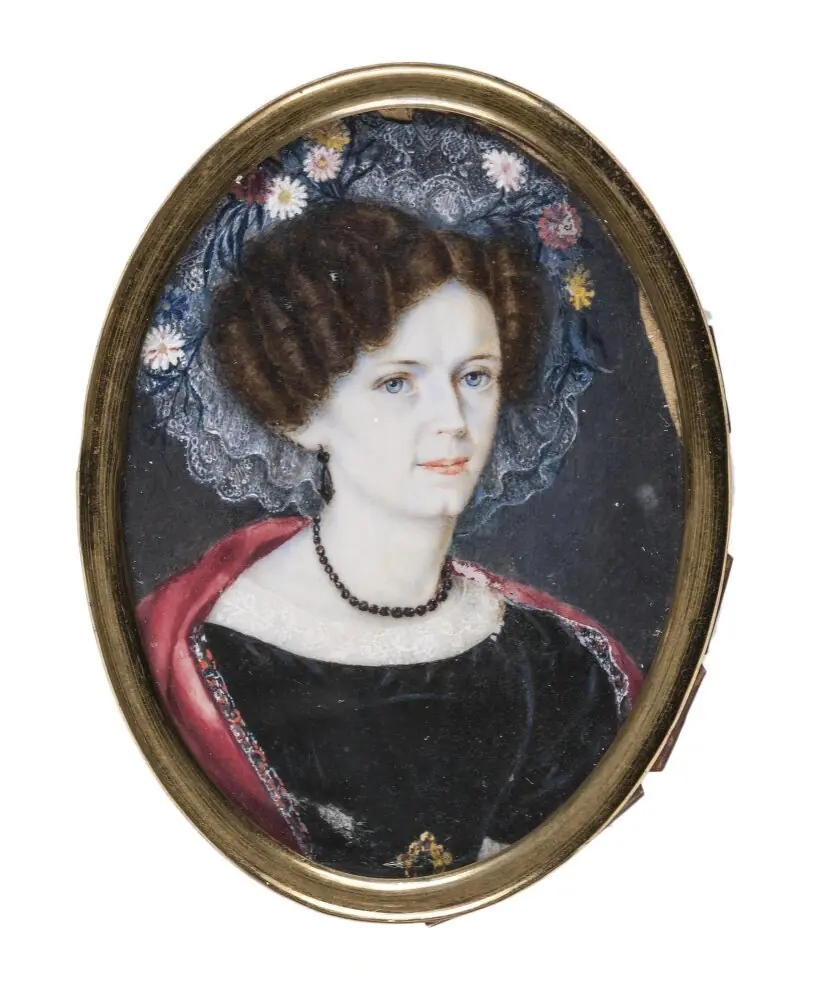 Ulrika Dahlman m. Camitz, Canoness, by Carl Ferdinand Stelzner