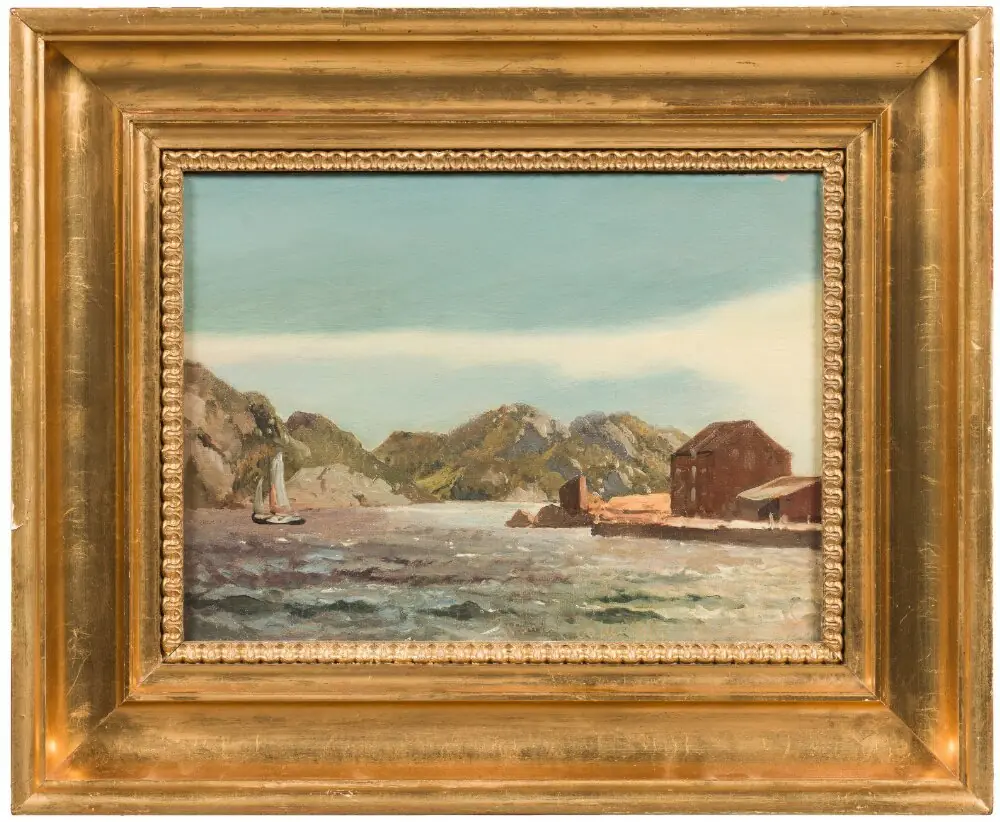 A View from a Swedish Coast, by Carl Frederik Sørensen