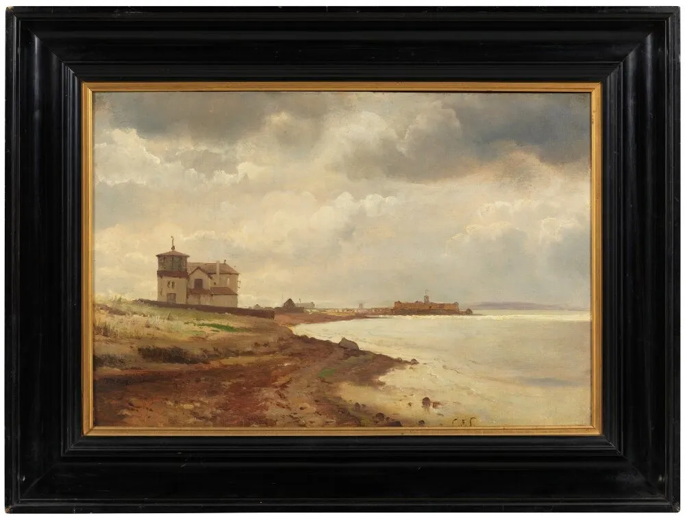 Coastal Landscape, by Carl Frederik Sørensen, oil, 1850
