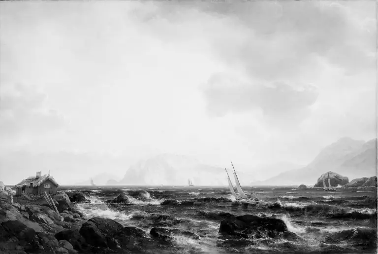 The Skerries off the West Coast of Sweden near Marstrand, by Carl Frederik Sørensen