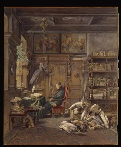 Christian Ludwig Brehm, ornithologist, by Carl Friedrich Heinrich Werner