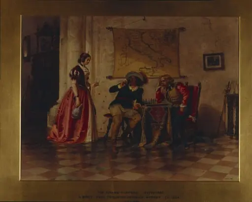 The chess players, by Carl Friedrich Heinrich Werner