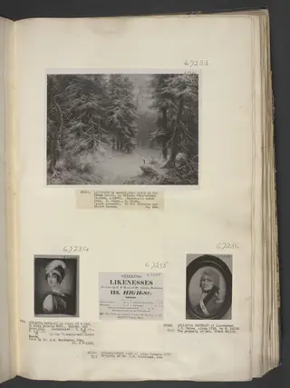 Snow scene in the Black Forest