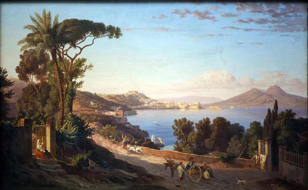 View of Naples, by Carl Götzloff