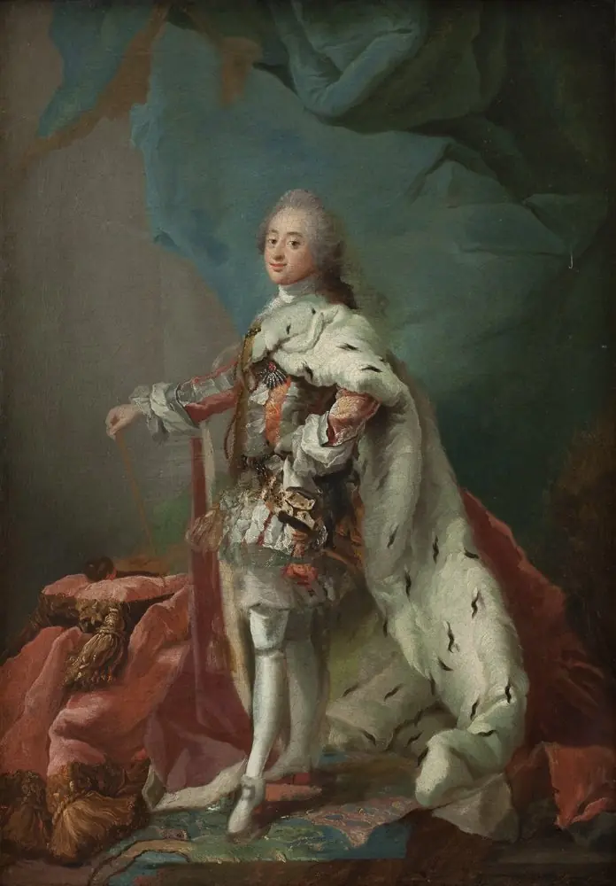 King Frederik V of Denmark in Anointing Robes, by Carl Gustaf Pilo