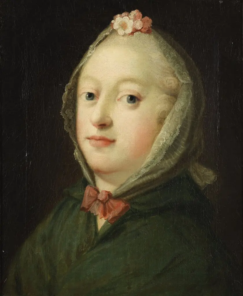 Louise, Queen of Denmark, by Carl Gustaf Pilo