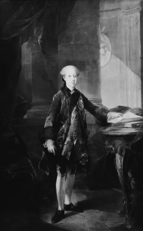 Portræt af Christian VII som kronprins, by Carl Gustaf Pilo, oil, 1762