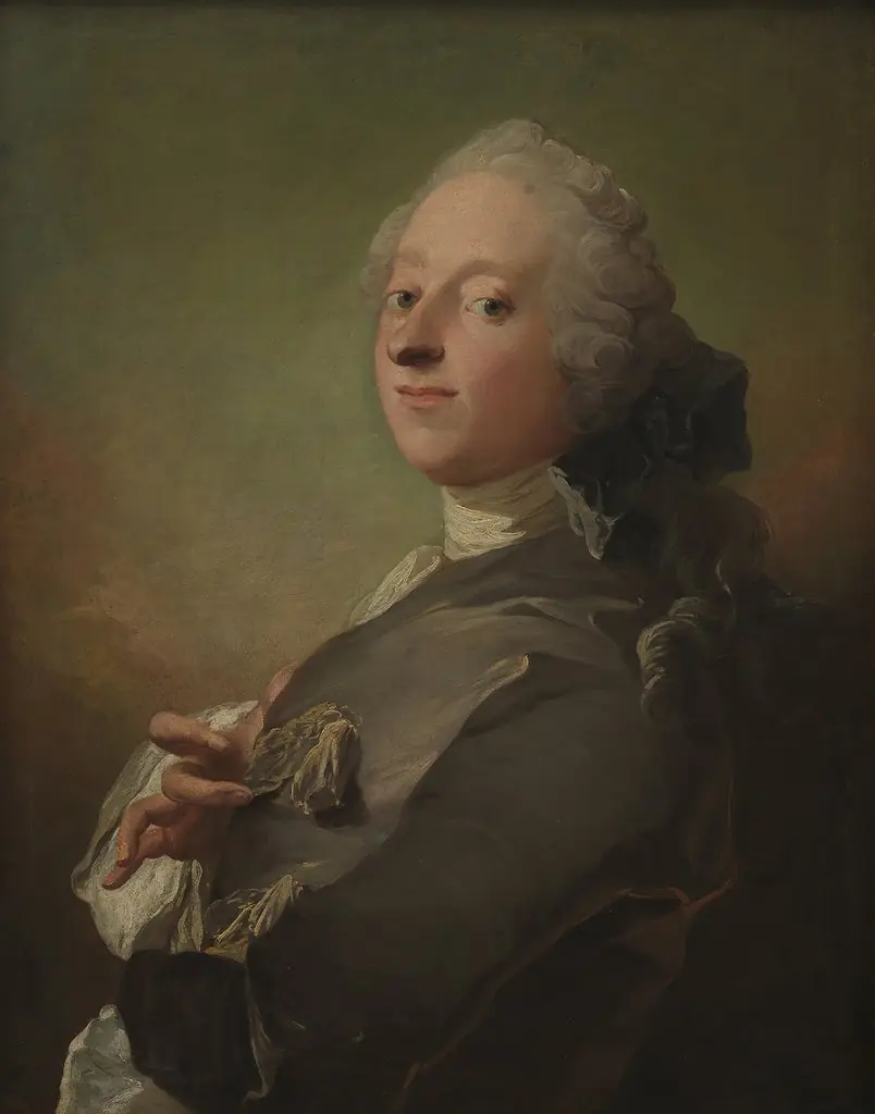 Portræt af kgl. hofapoteker Johann Gottfried Becker, by Carl Gustaf Pilo