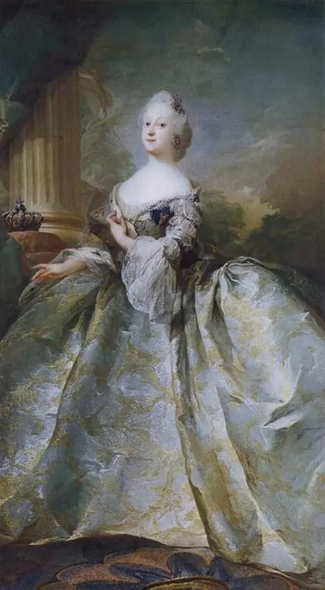 Portræt af Louise, Frederik V's første dronning, by Carl Gustaf Pilo