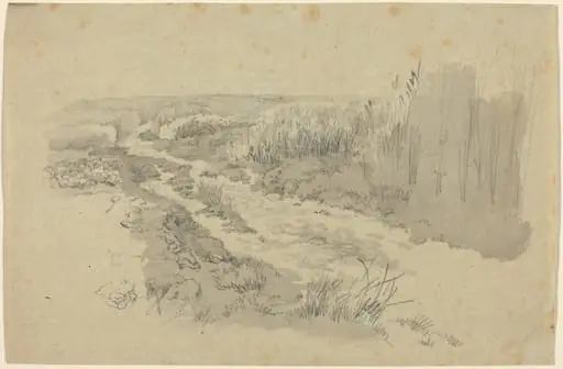 A Path through Fields near Leipzig, by Carl Gustav Carus