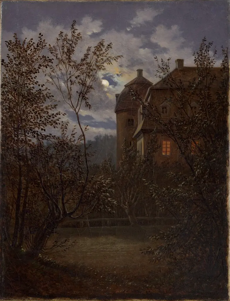 Schloss Milkel in Moonlight