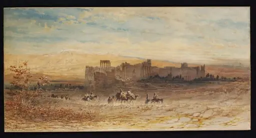 Baalbek, by Carl Haag