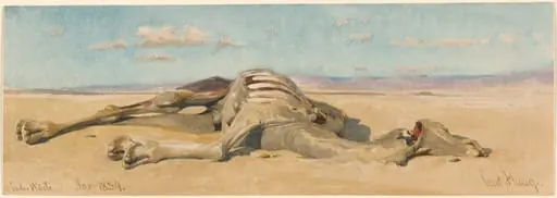 In der Wüste (In the Desert), by Carl Haag