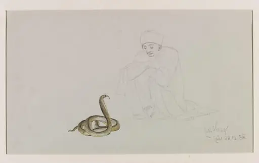 Snake Charmer with an Egyptian Cobra, by Carl Haag