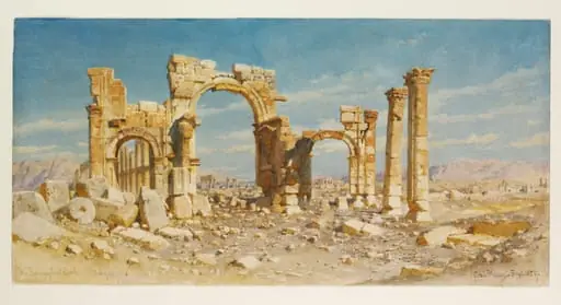 The Triumphal Arch, Palmyra, by Carl Haag