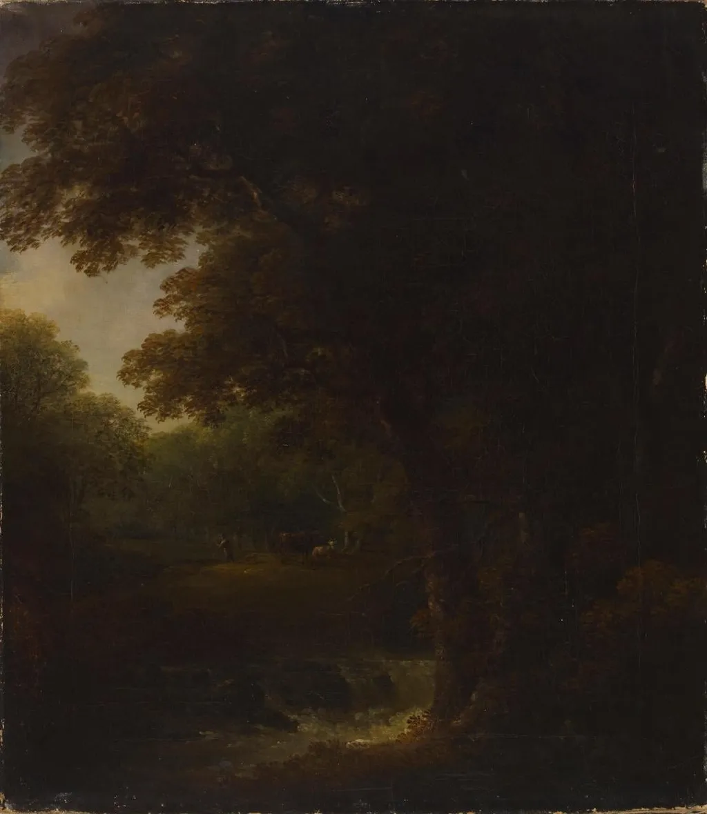 Karja metsälaitumella, by Carl Johan Fahlcrantz, unspecified