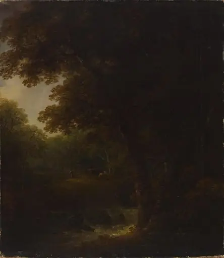 Karja metsälaitumella, by Carl Johan Fahlcrantz
