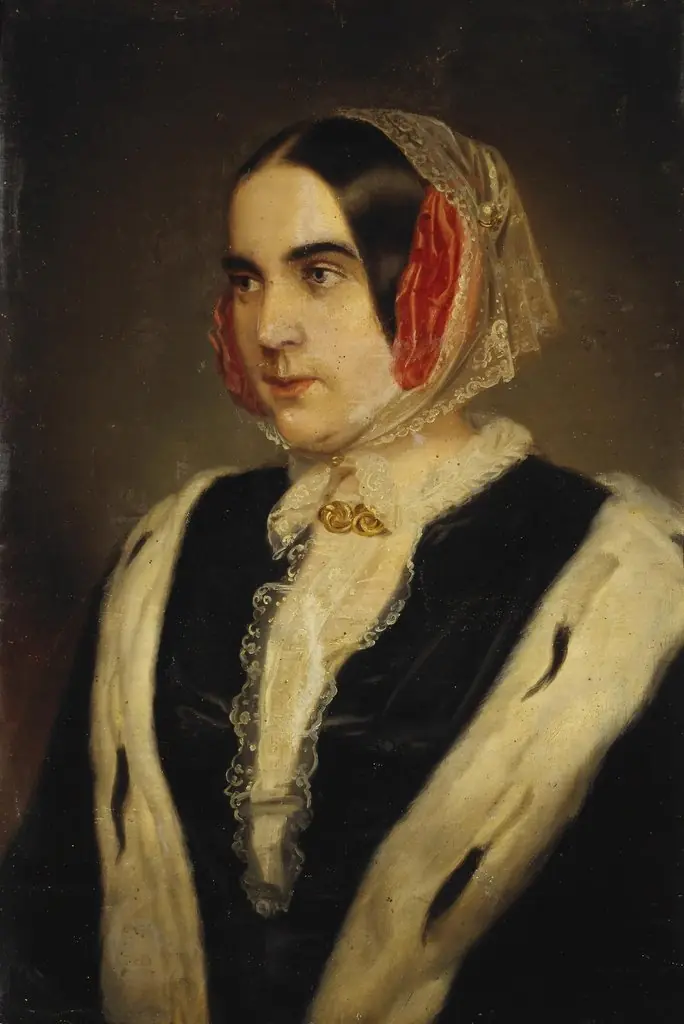 Portrait of Sophie Hermann, by Carl Johann Lasch