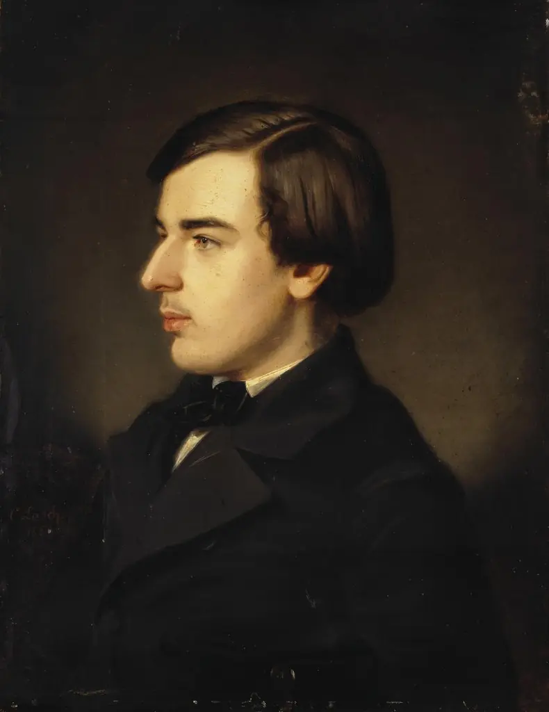 Portrait of the Elder Son of R.F.Hermann, by Carl Johann Lasch