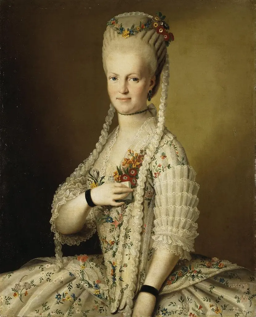 Portrait of Sarah Greig, by Carl Ludwig Johann Christineck