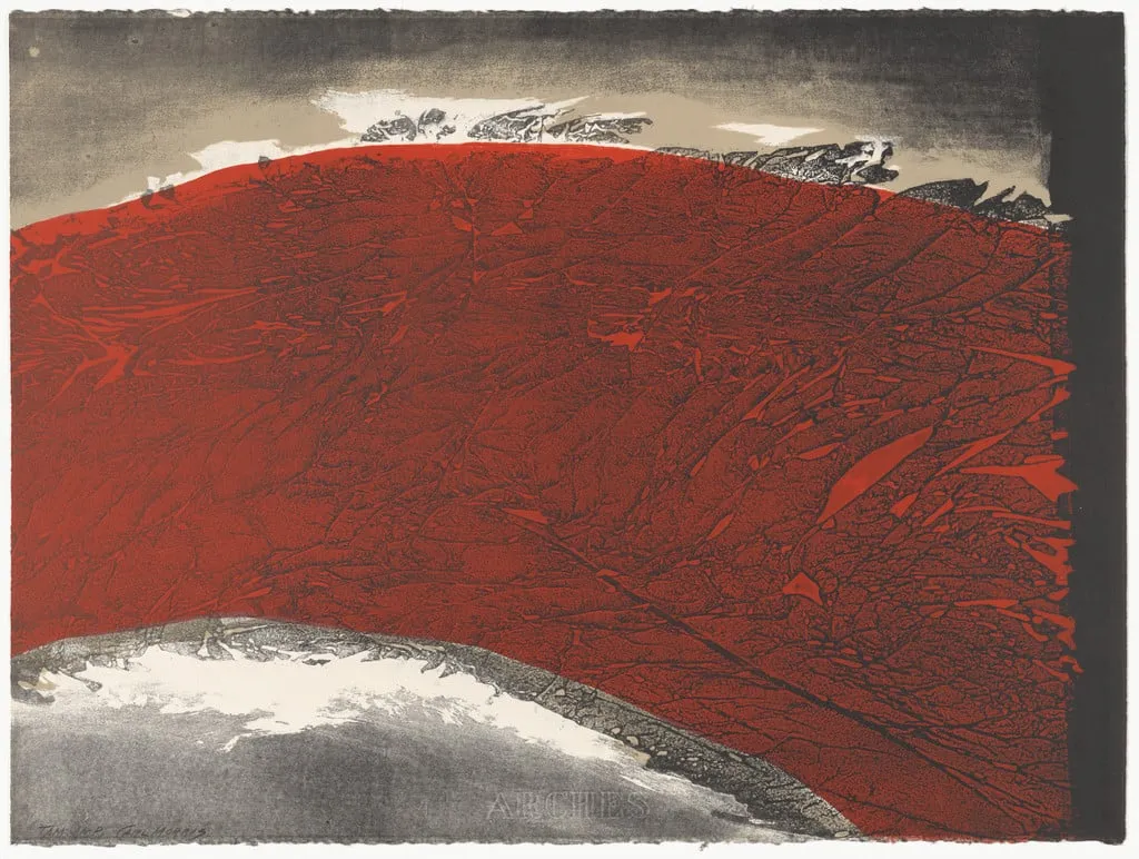 Untitled, by Carl Morris, ink, 1962