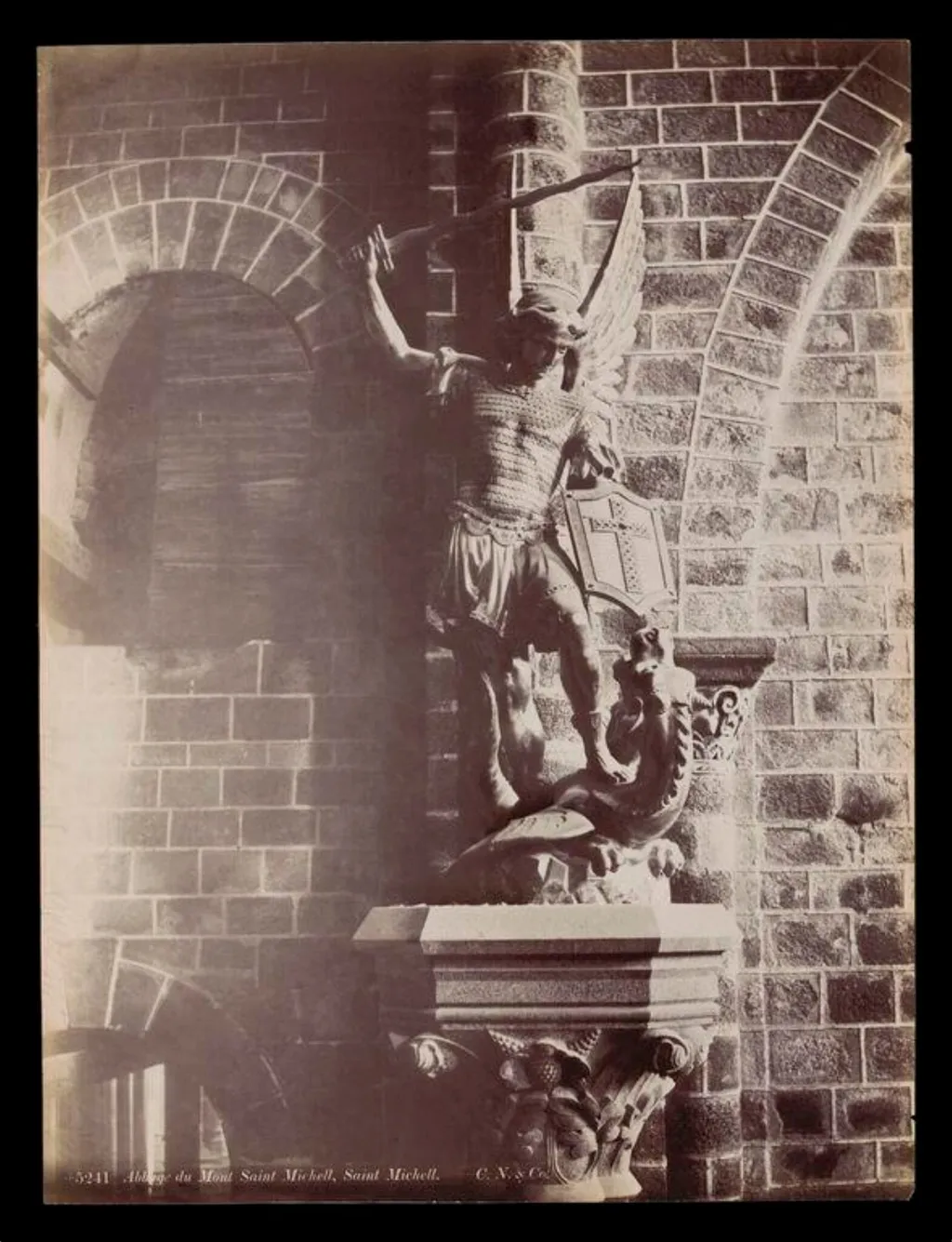 Mont Saint-Michel, St. Michel, by Carl Norman & Co., photographic, 1884