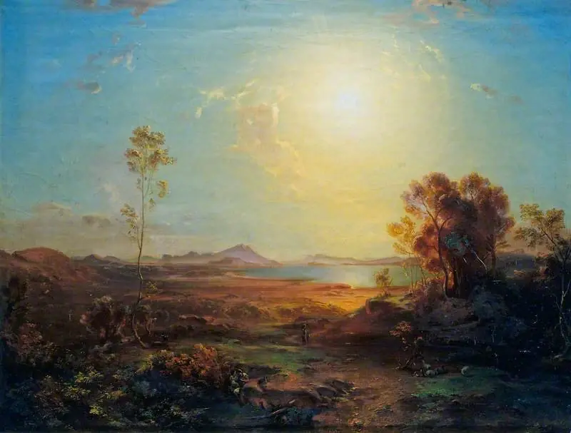 The Bay of Aulis, by Carl Rottmann