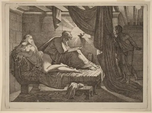 Xenocrates and Phryne, by Carl Russ