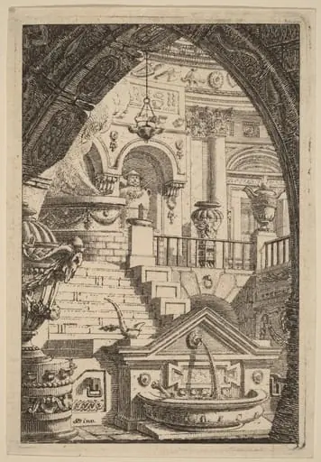 Fantasy of an Antique Temple, by Carl Schütz