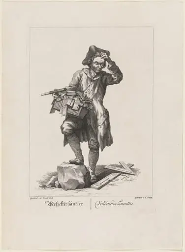 Perspektivhändler (Telescope Seller), by Carl Schütz
