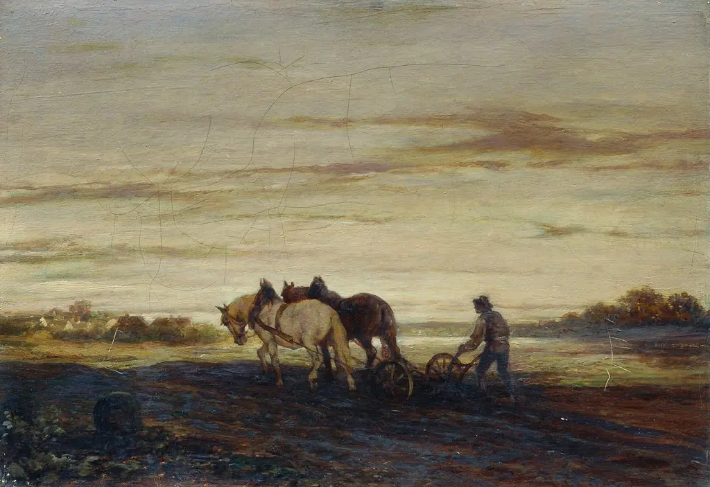The Ploughman, by Carl Schweninger der Ältere