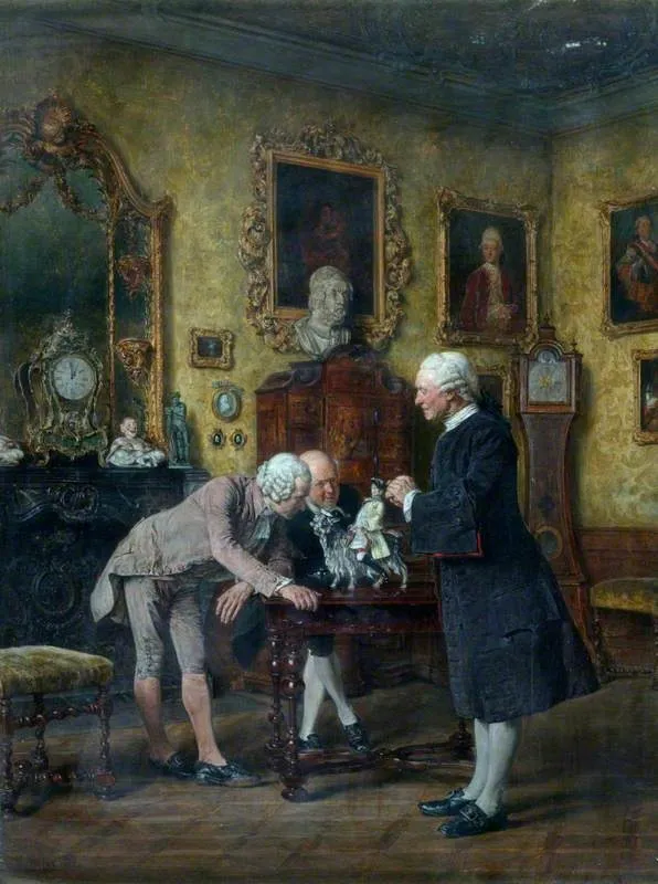 Count Brühl's Goat, by Carl Seiler, oil, 1896