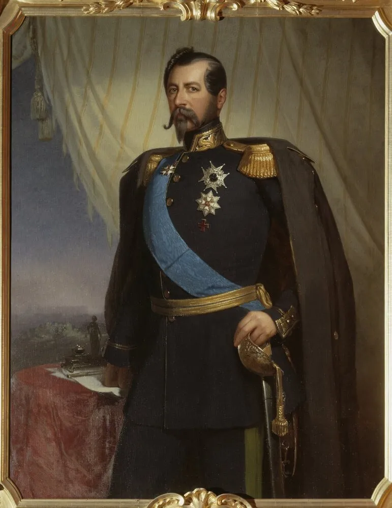 Oskar I, 1799-1859, konung av Sverige och Norge, by Carl Staaff, oil, 1858