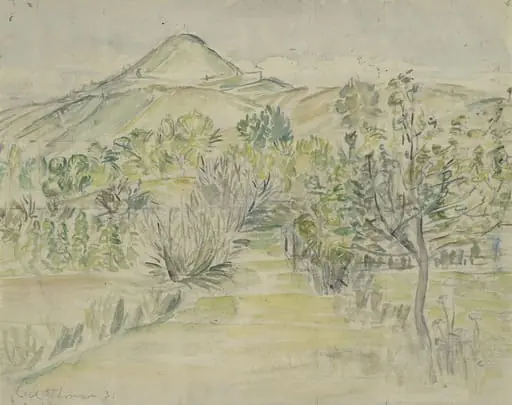 Le Puy d'Usson, Auvergne, by Carl Thomson