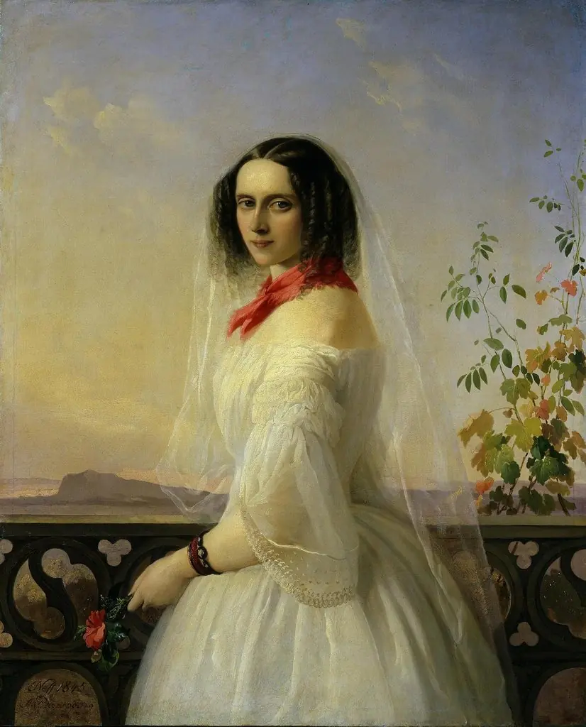 Portrait of an Unknown Woman, by Carl Timoleon von Neff