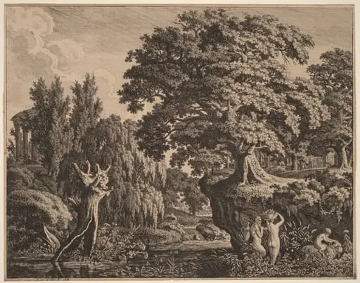Arcadian Landscape with a Satyr Family, by Carl Wilhelm Kolbe
