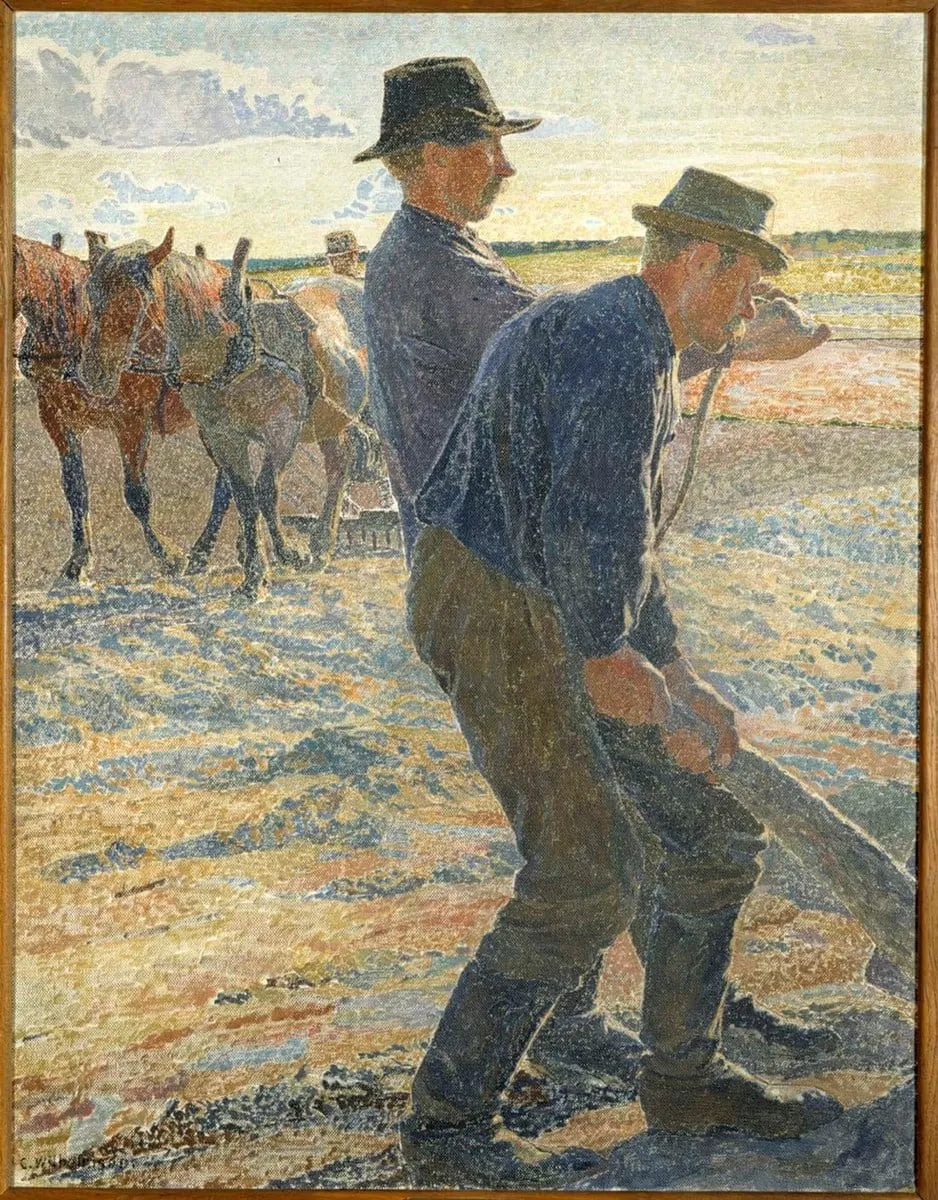 Kyntäjät, by Carl Wilhelmson, unspecified