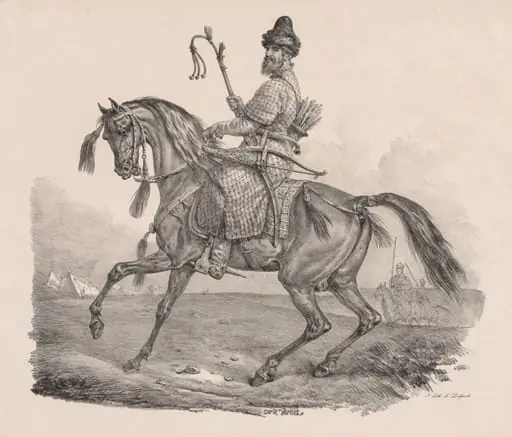 Cossack Cavalier, by Carle Vernet