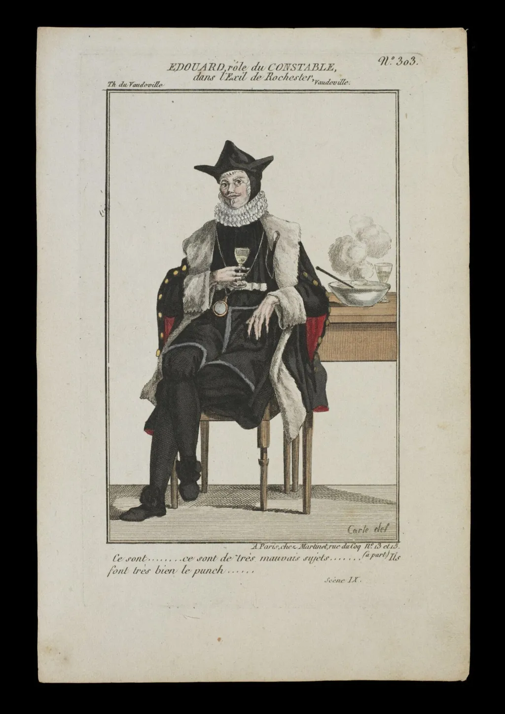 H Beard Print Collection, by Carle Vernet