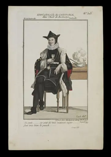 H Beard Print Collection, by Carle Vernet