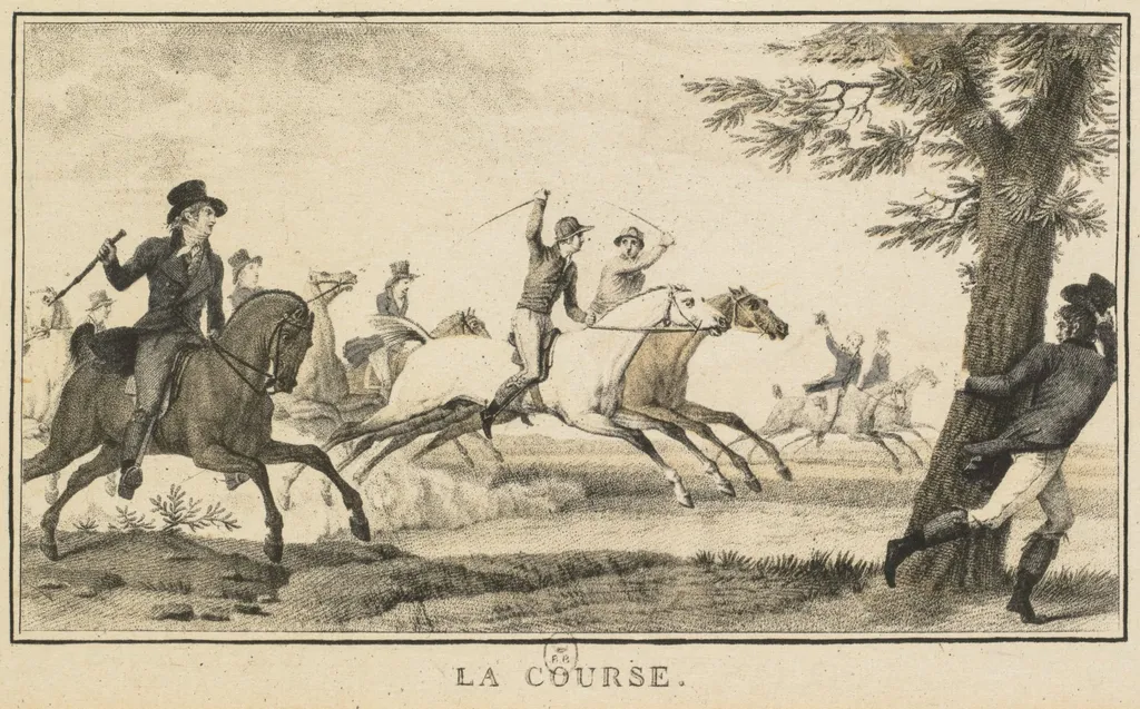 Racing Scenes: The Race (Scènes Hippiques: La course), by Carle Vernet, 1808
