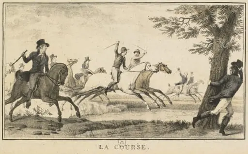 Racing Scenes: The Race (Scènes Hippiques: La course), by Carle Vernet