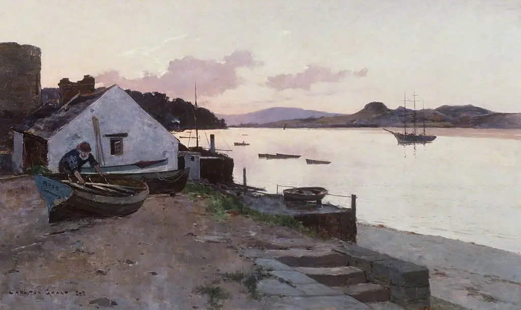 The Conway River Looking Seawards, by Carleton Grant