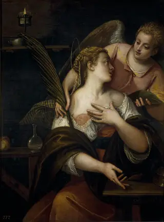 Santa Águeda, by Carletto Caliari