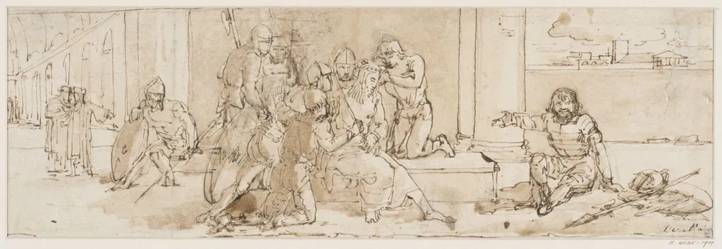Christ mocked, by Carlo Alberto Baratta, 1794