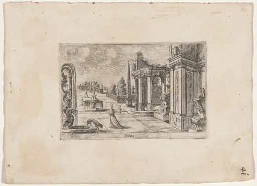 Design for a Garden Court, by Carlo Antonio Buffagnotti